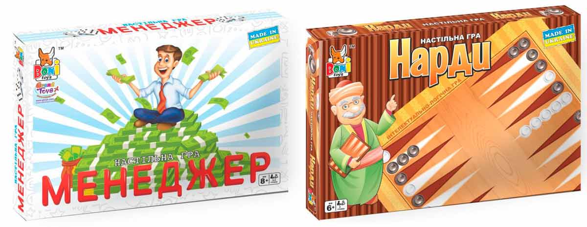 

Набор настольных игр Boni Toys Менеджер и Нарды (0127-387)