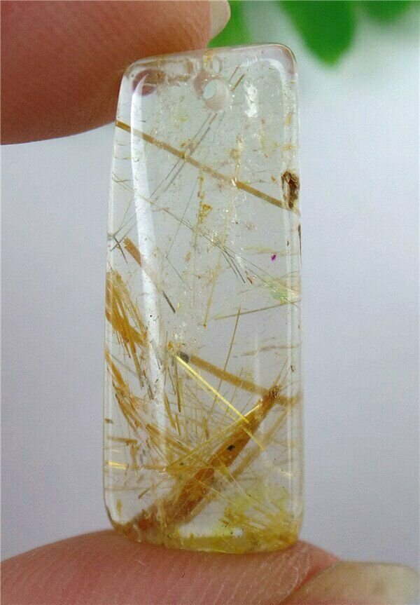 

Подвеска с камнем рутиловый кварц НМ62123