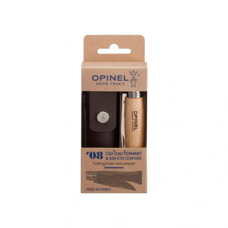 

Нож Opinel N°08 Stainless Steel + Sheath