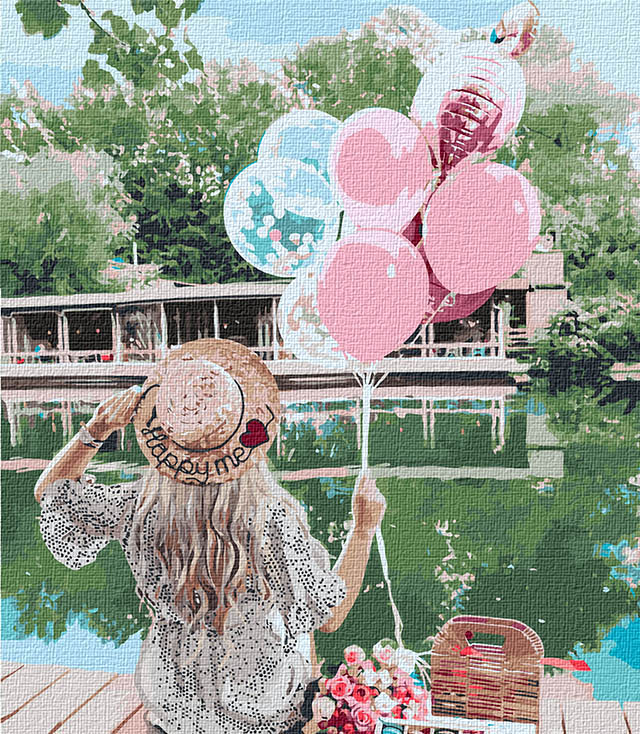 

Картина для рисования по номерам Идейка Уикенд за городом 40 x 50 см в коробке (КН4779)