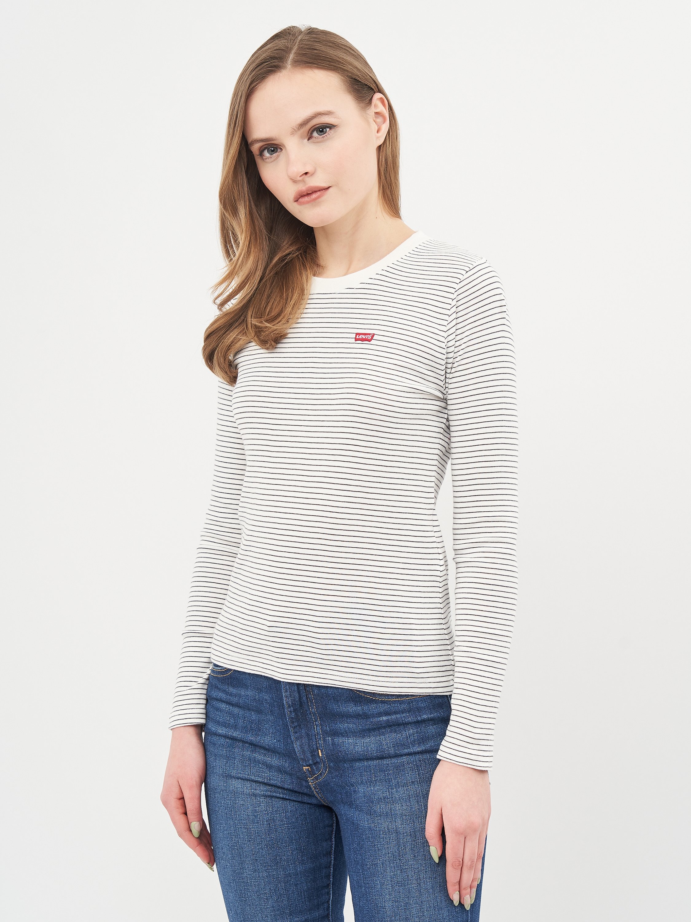 

Лонгслив Levi's Ls Baby Tee Agnes Stripe Cloud Dancer S 69555-0010 XS
