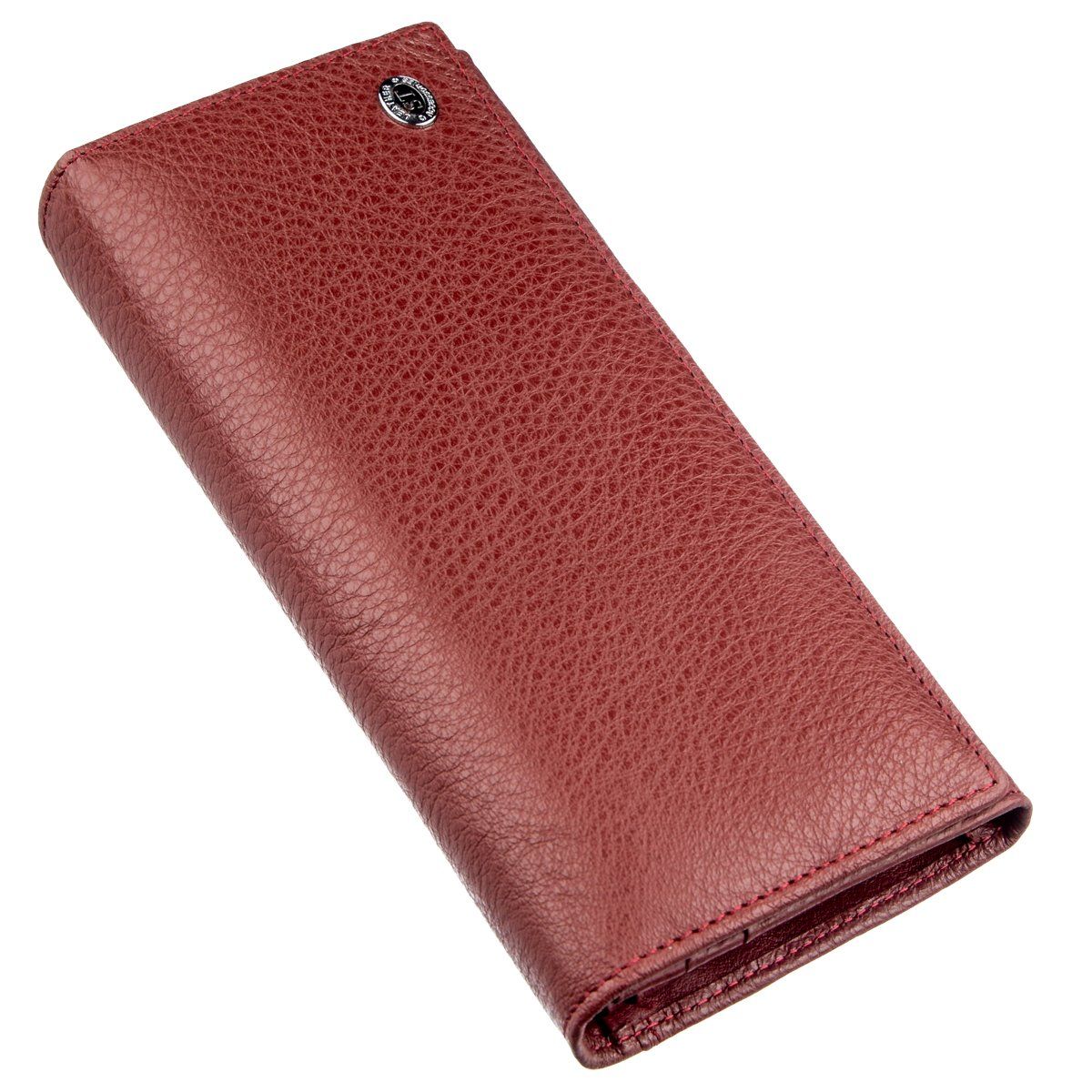 

Классический женский кошелек ST Leather Бордовый, Бордовый STLthr18893