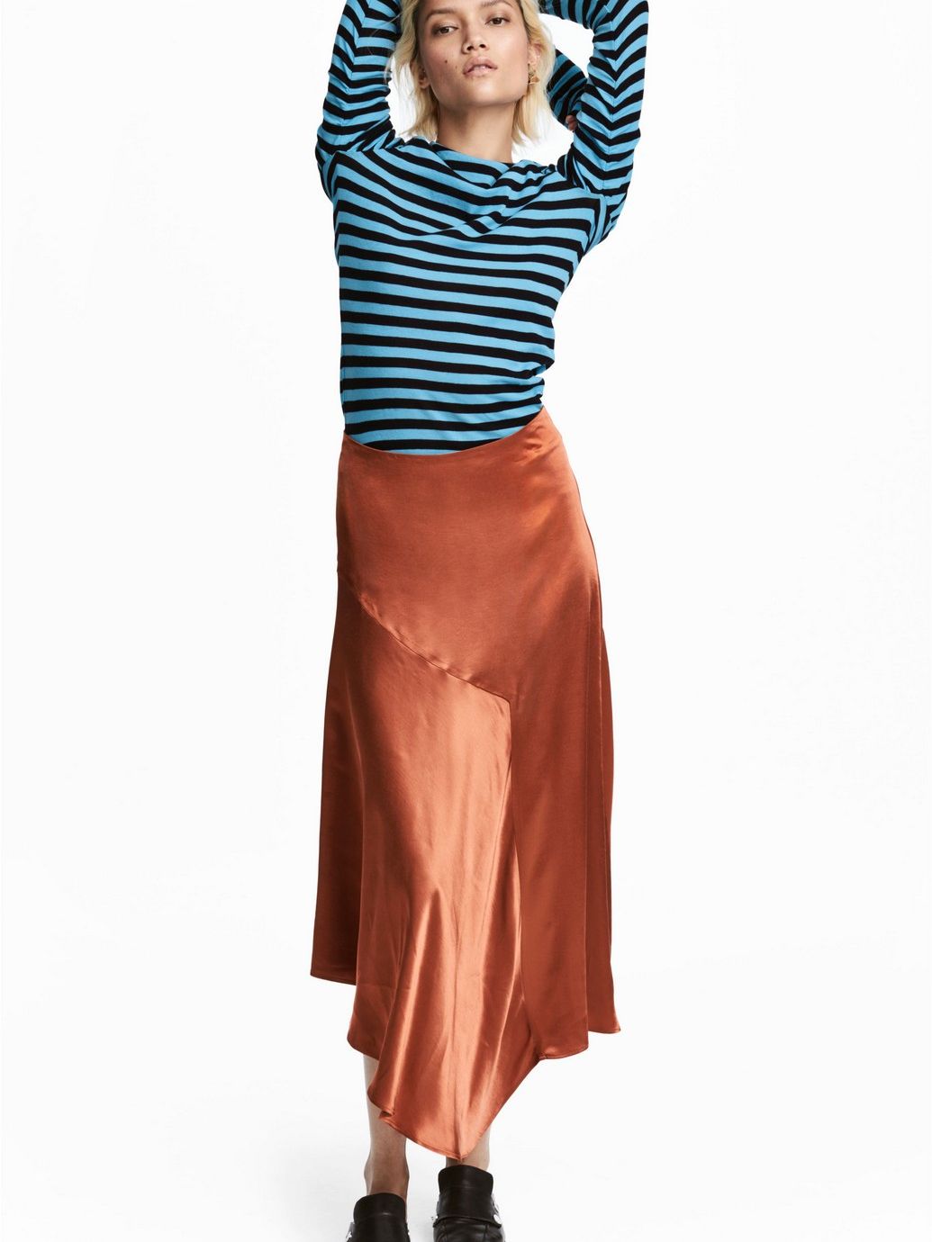 

Юбка H&M 0553374 34 Коричневая