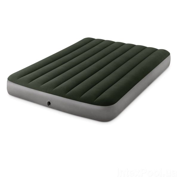 

Надувной матрас Intex 64763 (152 x 203 x 25 см) Двухспальный + встроенный ножной насос