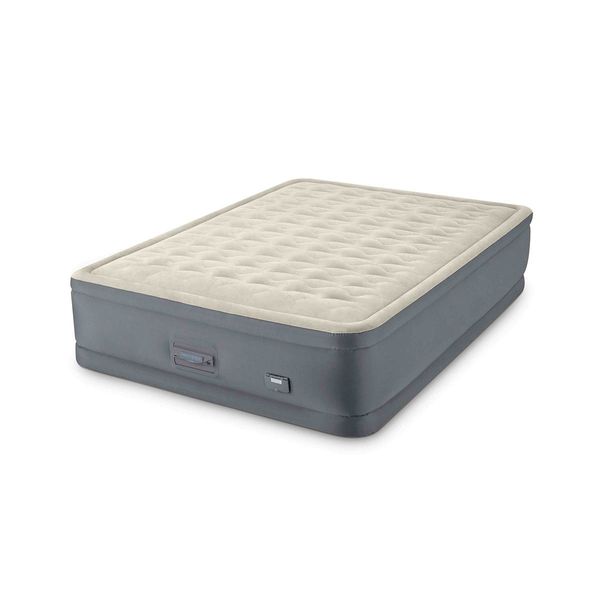 

Двуспальная надувная кровать Intex 64926 (1.52 x 2.03 x 46 см) PremAire Airbed + Встроенный электронасос 220В, USB зарядка, LED подсветка