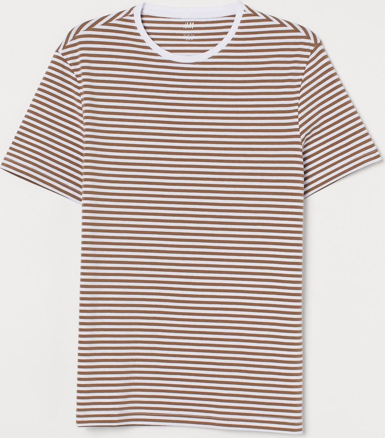 

Футболка H&M 5700021dm L Белая с коричневым