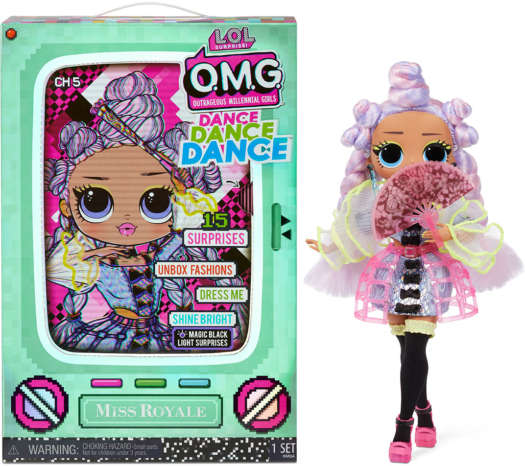 

Игровой набор с куклой L.O.L. SURPRISE! серии O.M.G. Dance – Мисс Роял (117872) (6900006575240)