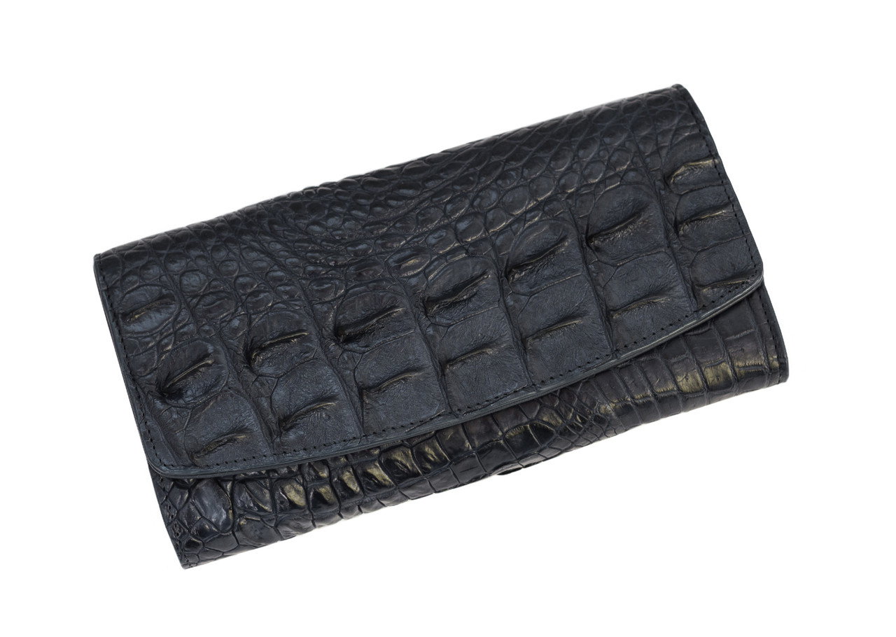 

Кошелек из кожи крокодила Ekzotic Leather Синий () xtclthrcw25_1