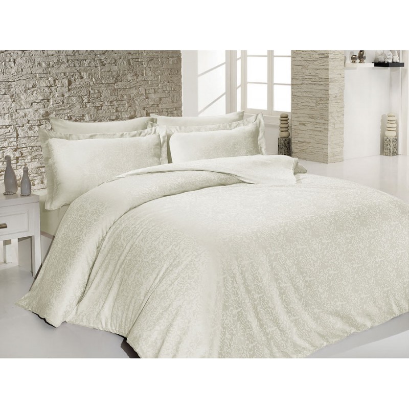 

Комплект постельного белья SoundSleep Sarmasik Krem Жаккард евро