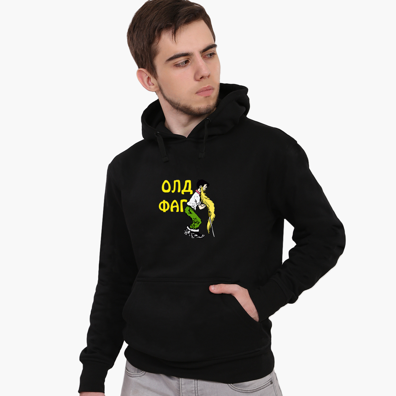 

Худи мужской Олдфаг (9225-2071) Черный, Худи мужской Олдфаг (9225-2071) Черный XL