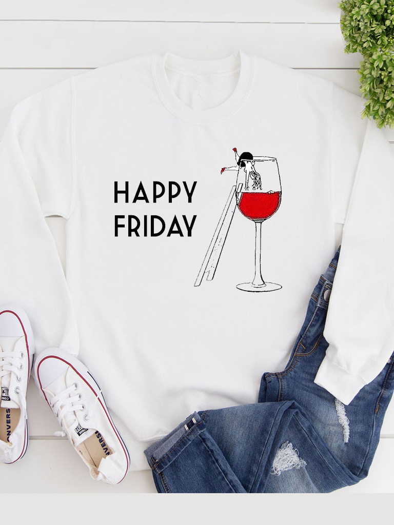 

Свитшот Katarina Ivanenko Happy Friday KIP00089 S Белый