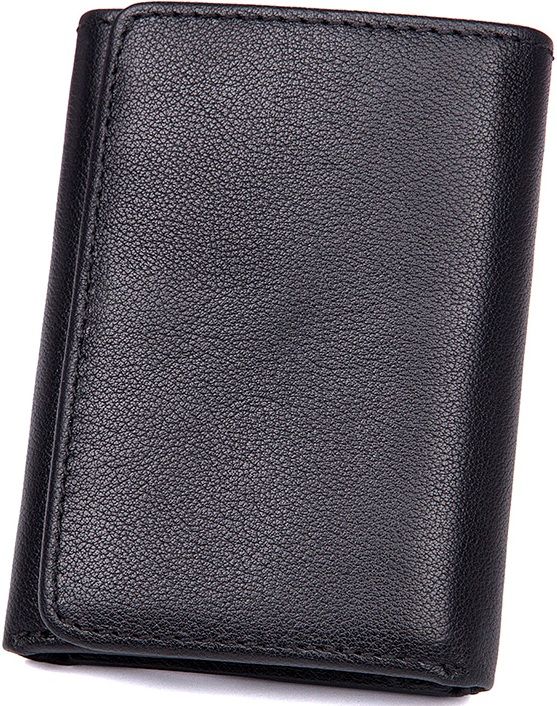 

Кошелек кожаный черный Vintage Vntg14467