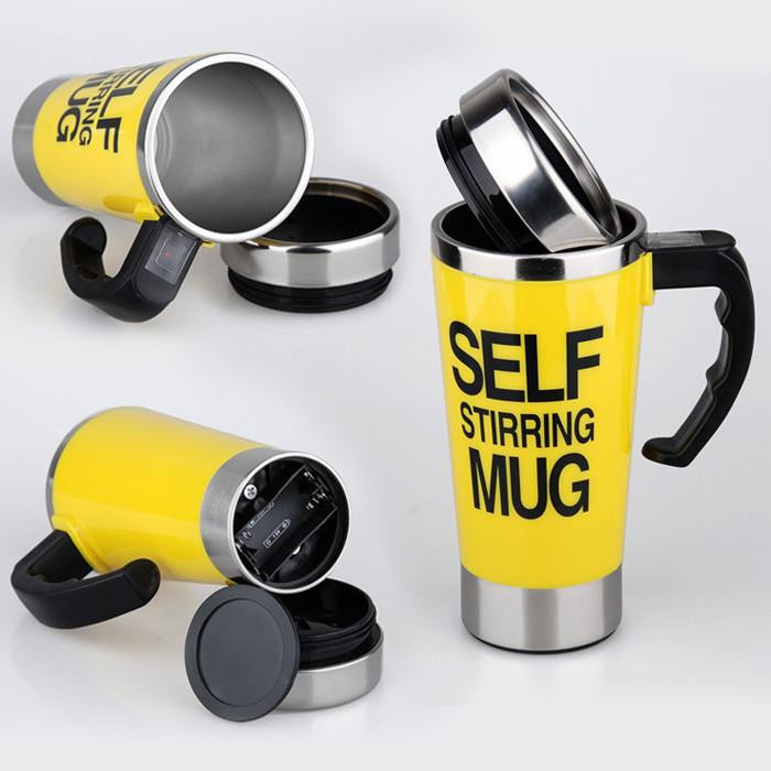 

Кружка мешалка Self Stirring Mug PRO Yellow Высокая Original