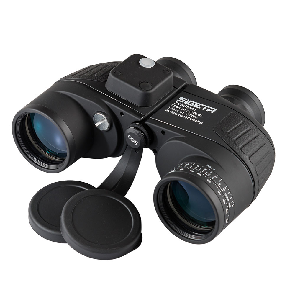 

Бинокль SIGETA Admiral 7x50 Black floating/compass/reticle морской SGT65811