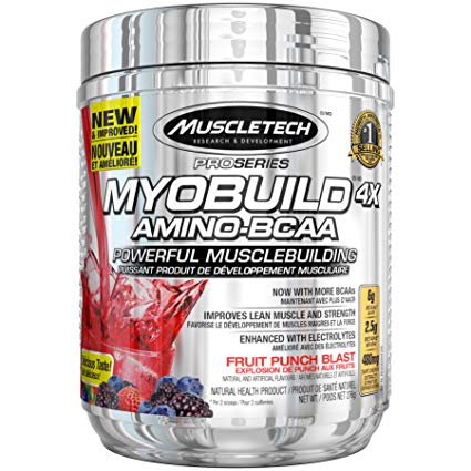 

Аминокислота MuscleTech MyoBuild 4x Amino BCAA 324 грамм Фруктовый пунш (104180)