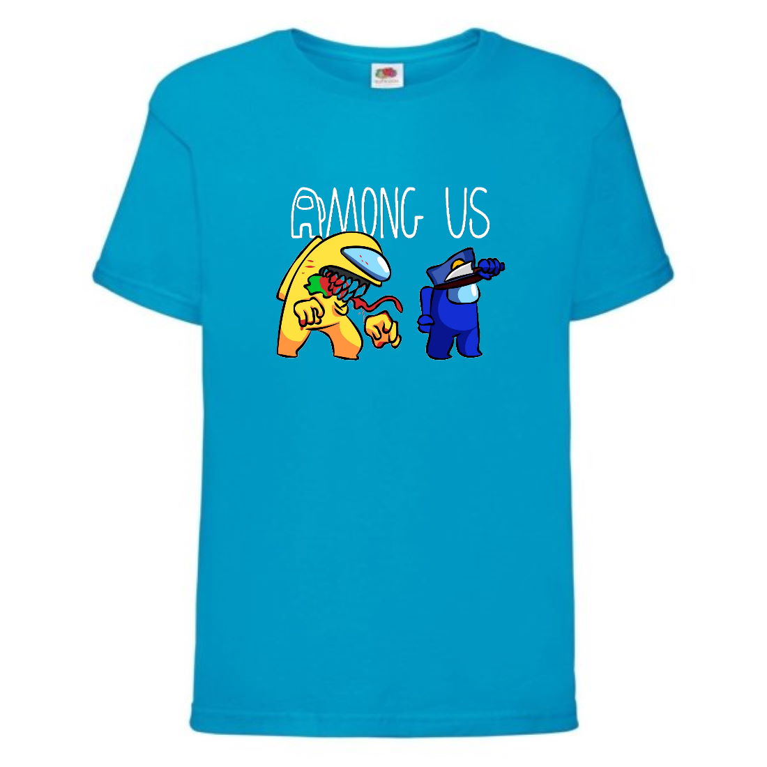 

Футболка детская Амонг АС 06 (Among US) синяя (AMG blu 06) 140 см