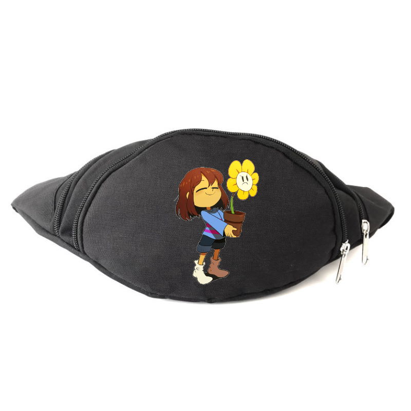 

Сумка Бананка Андертейл Undertale на пояс Cappuccino 001 black черный