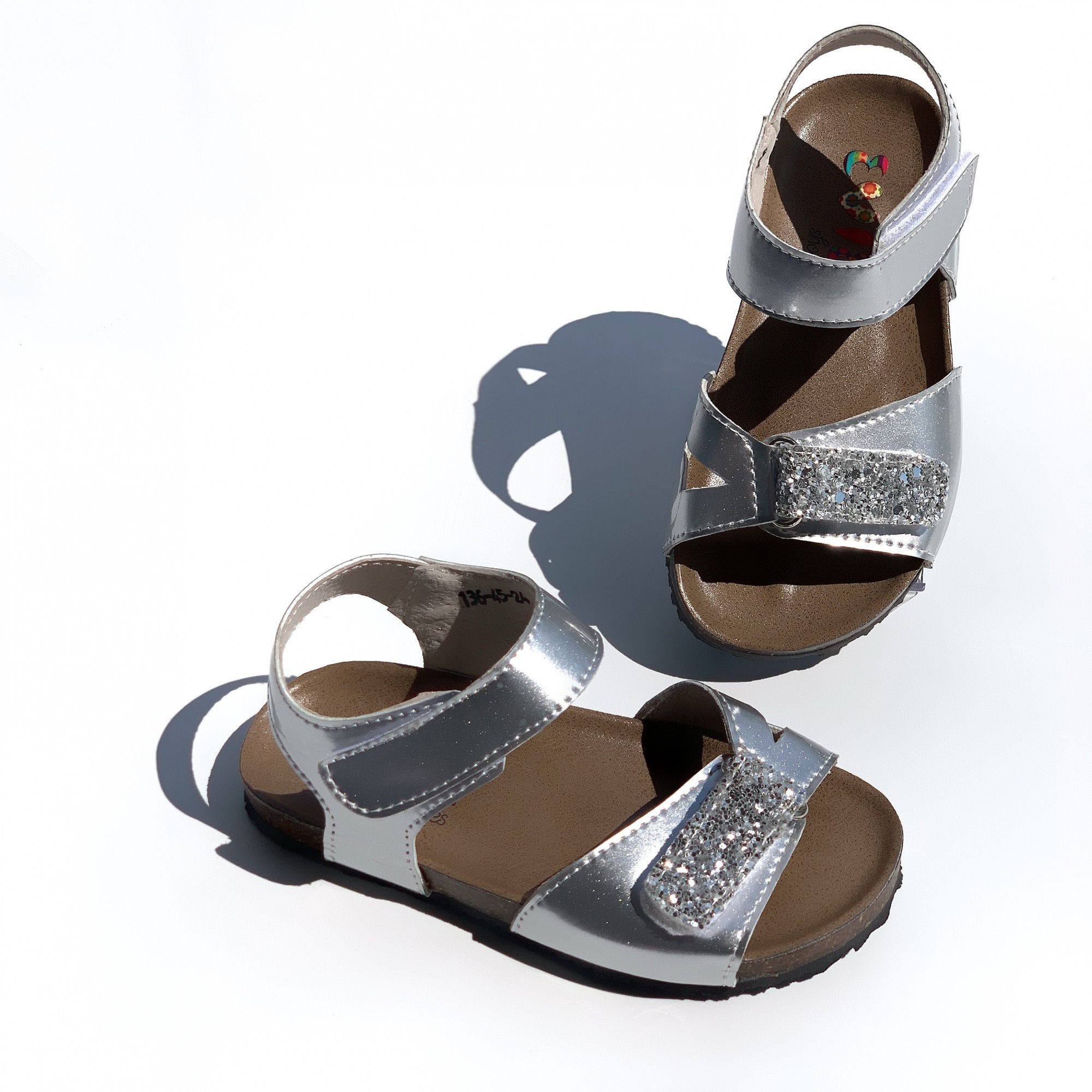 

Босоножки EVIE shoes Mini Bird 30 Серебристые (023-1L 30)