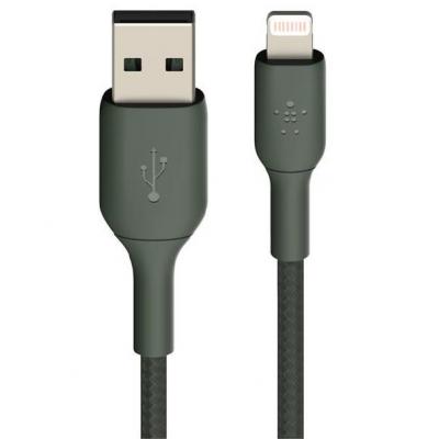 

Дата кабель USB 2.0 AM to Lightning 1.0m midnight green Belkin