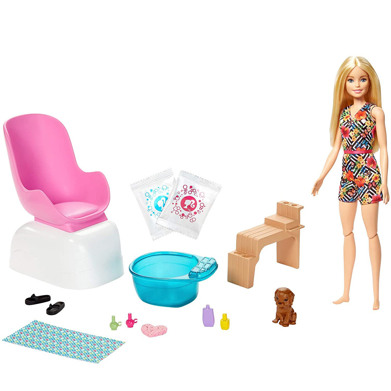 

Кукла Барби спа Салон маникюр и педикюр Barbie Spa GHN07