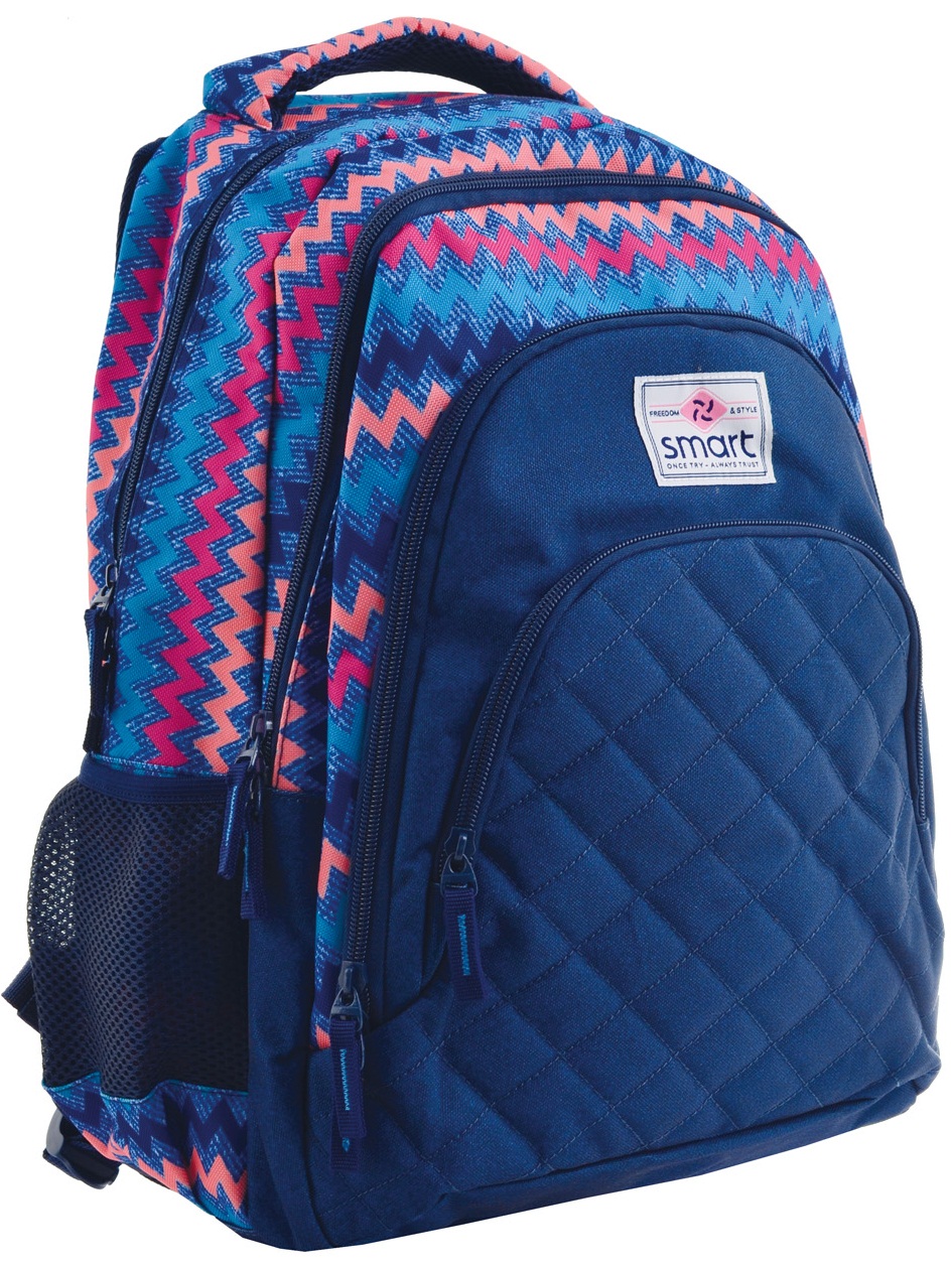 

Рюкзак школьный Smart SG-28 Zig-zag 0.7 кг 31х43х12.5 см 25 л (557077)
