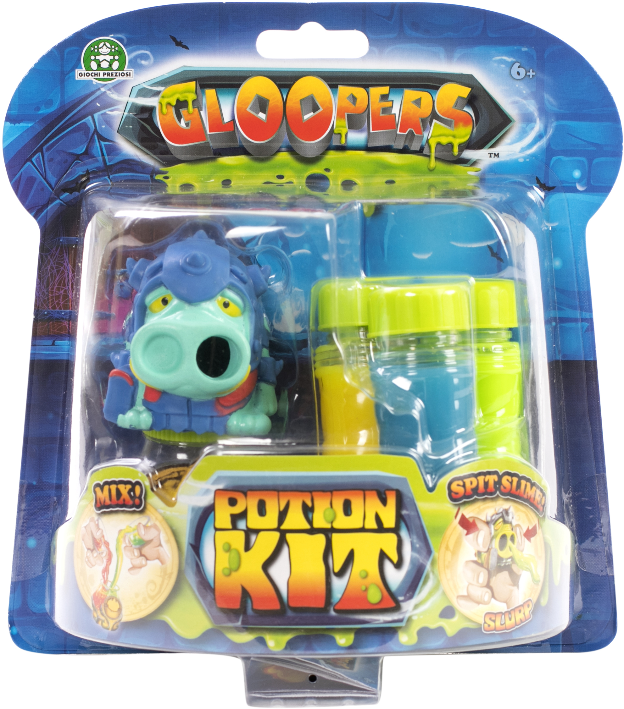 

Игровой набор со слизью Gloopers Слизевой монстрик Вепрь в синем шлеме (GLR00000)