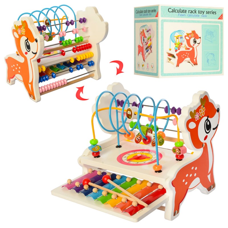 

Деревянная игрушка Центр развивающий деревянный A-Toys 23968