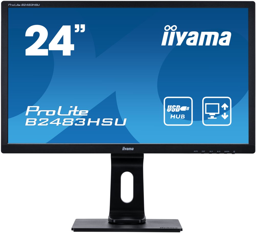 

Монитор iiyama 24" ProLite B2483HSU-B1DP