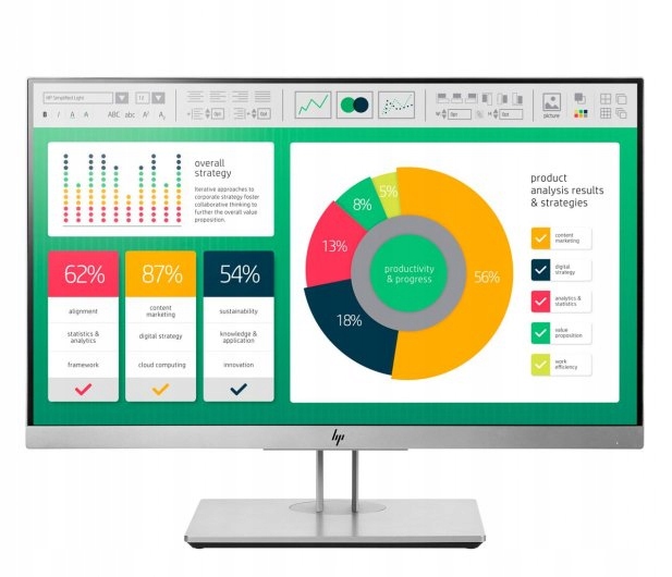 

Монитор HP 21,5" EliteDisplay E223 (1FH45AA)