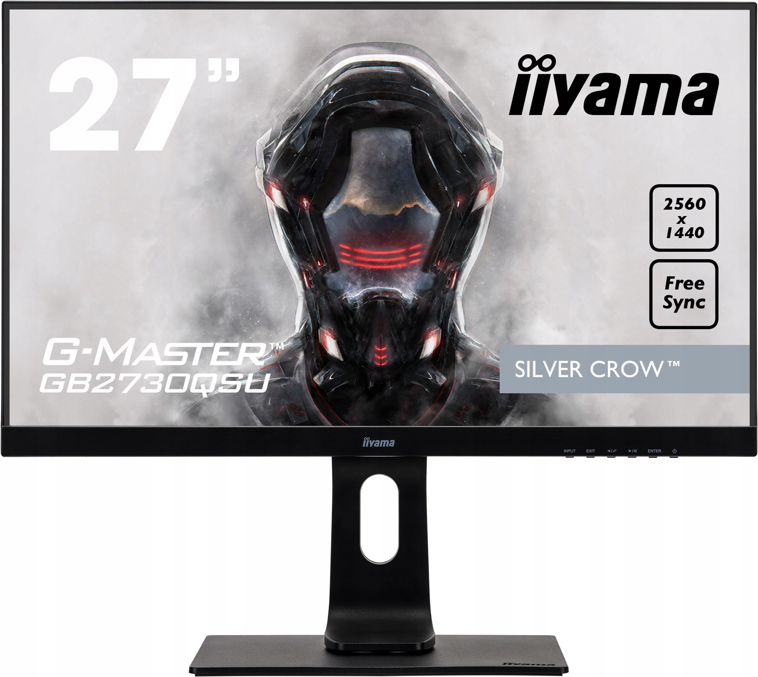 

Монитор iiyama 27" G-Master Silver Crow GB2730QSU-B1