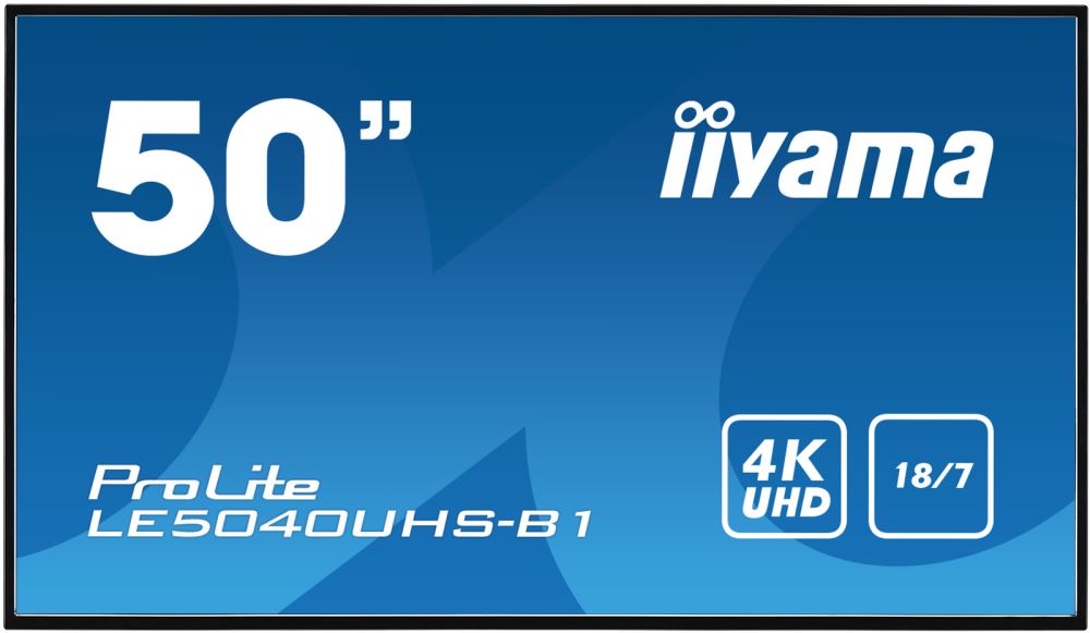 

Монитор IIYAMA wielkoformatowy 50'' LE5040UHS-B1 LAN,AMVA3,18/7,4K,