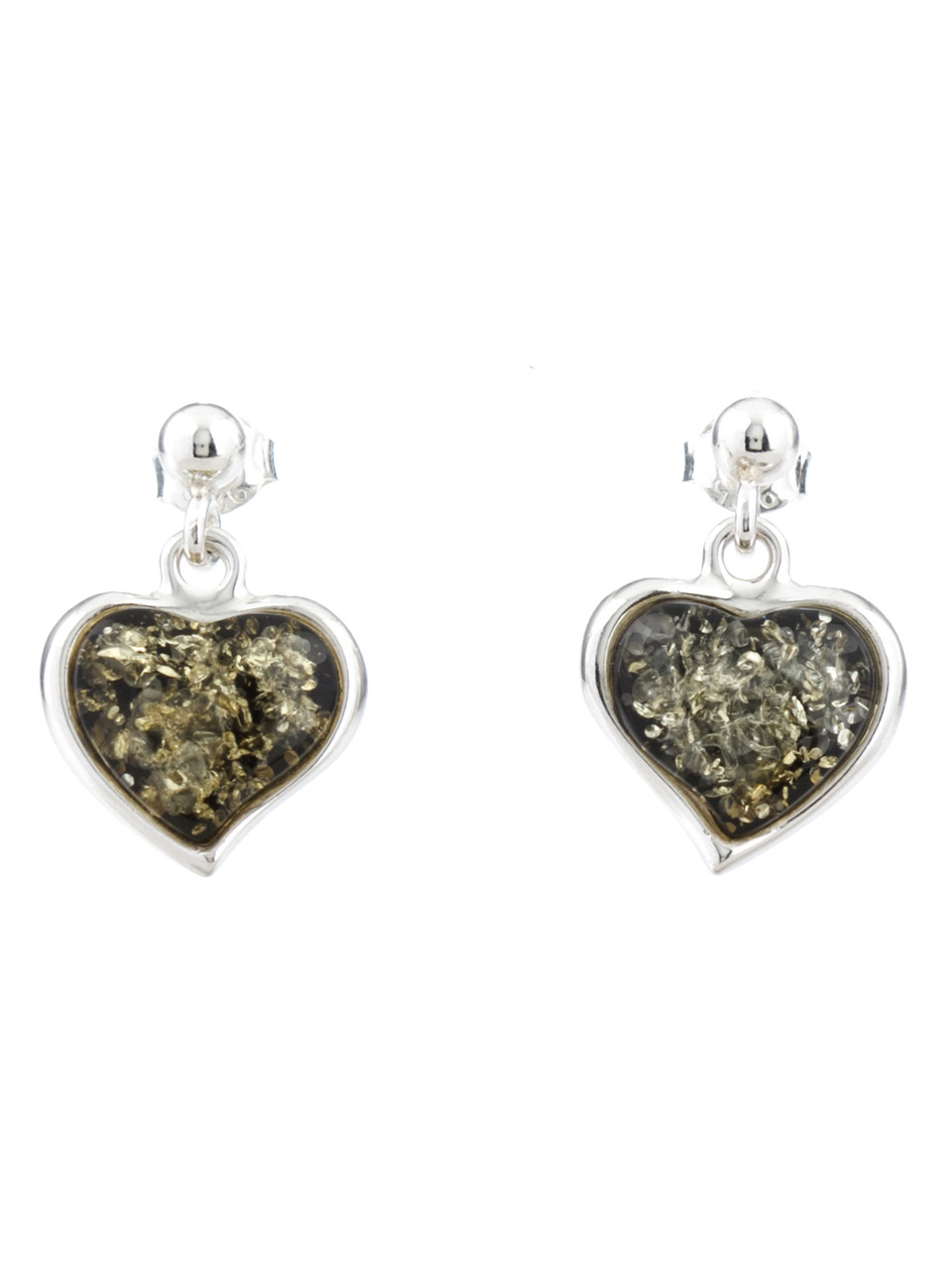 

Серьги из серебра с балтийским янтарем 360EAR-z