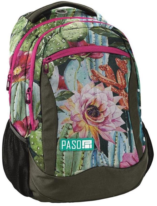 

Рюкзак женский с цветами PASO 22L, Ps18-2808LO