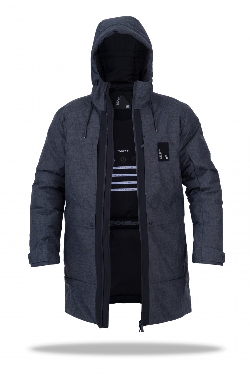 

Парка с подогревом мужская Freever XL Серый (21704-2-XL)