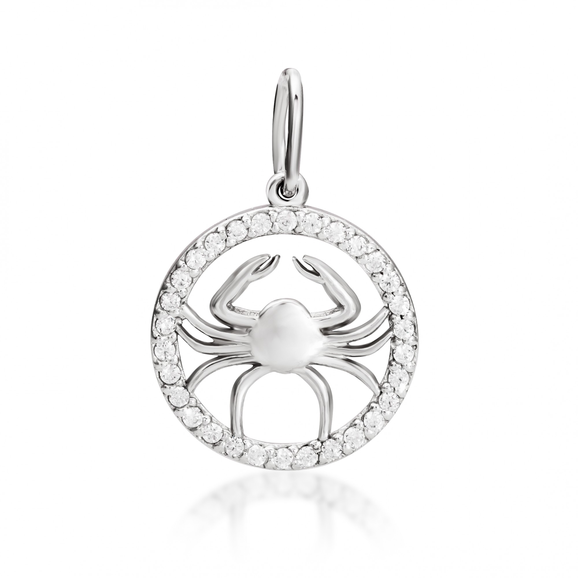 

Серебряный подвес HARMONY с30220 бел.