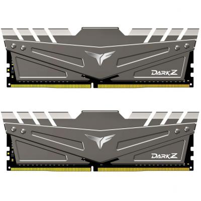 

Модуль памяти для компьютера DDR4 16GB (2x8GB) 3200 MHz T-Force Dark Z Gray Team (TDZGD416G3200HC16CDC01)