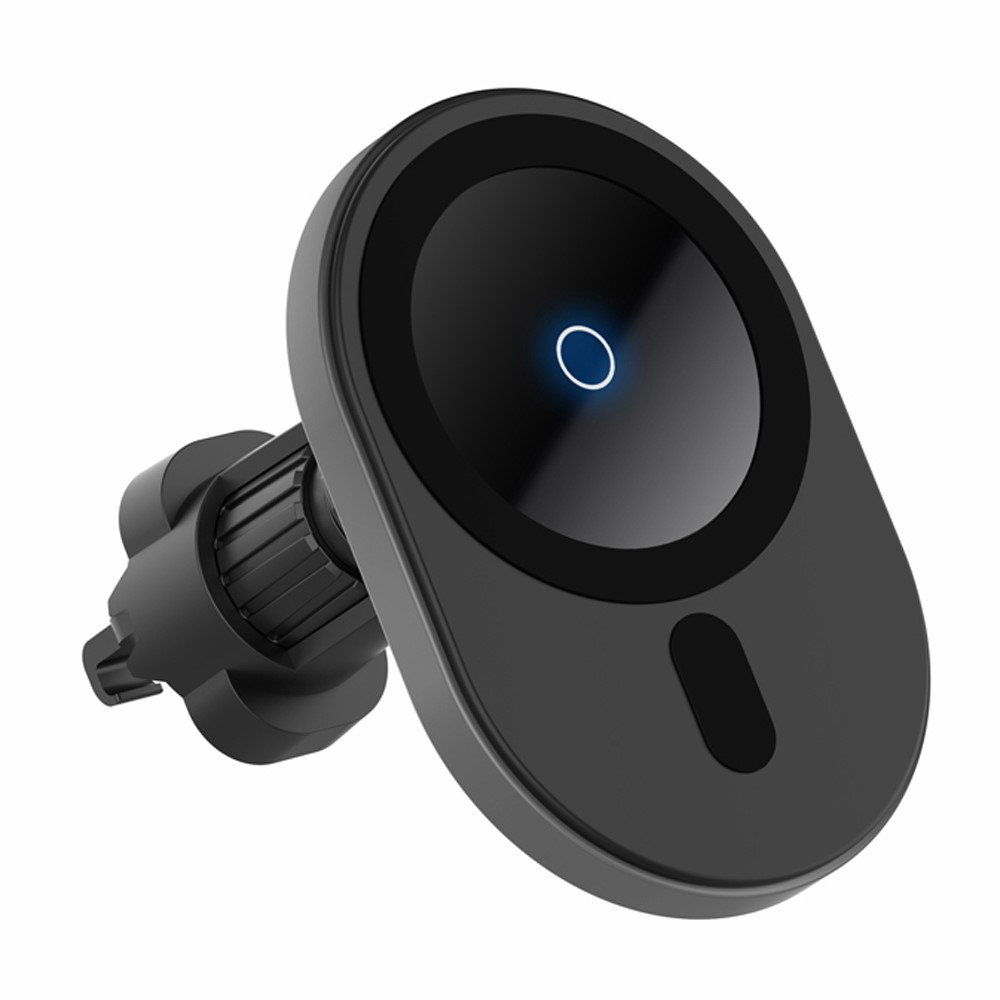 

Автодержатель Wireless SK для iPhone 12 Gen Magnetic 360° 1.67A 15W Type-C на решетку Black