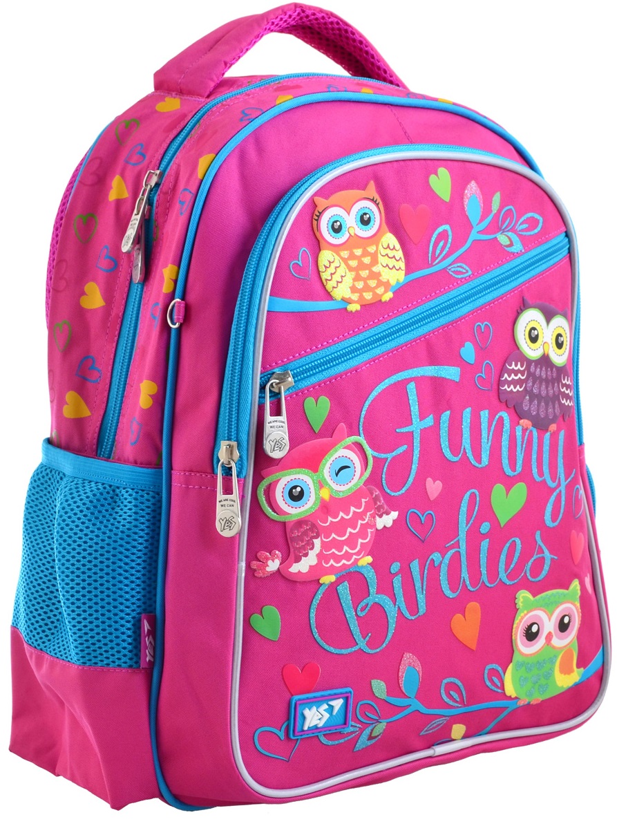 

Рюкзак школьный Yes S-23 Funny Birdies 0.7 кг 29х37х12 см 12.5 л (556245)
