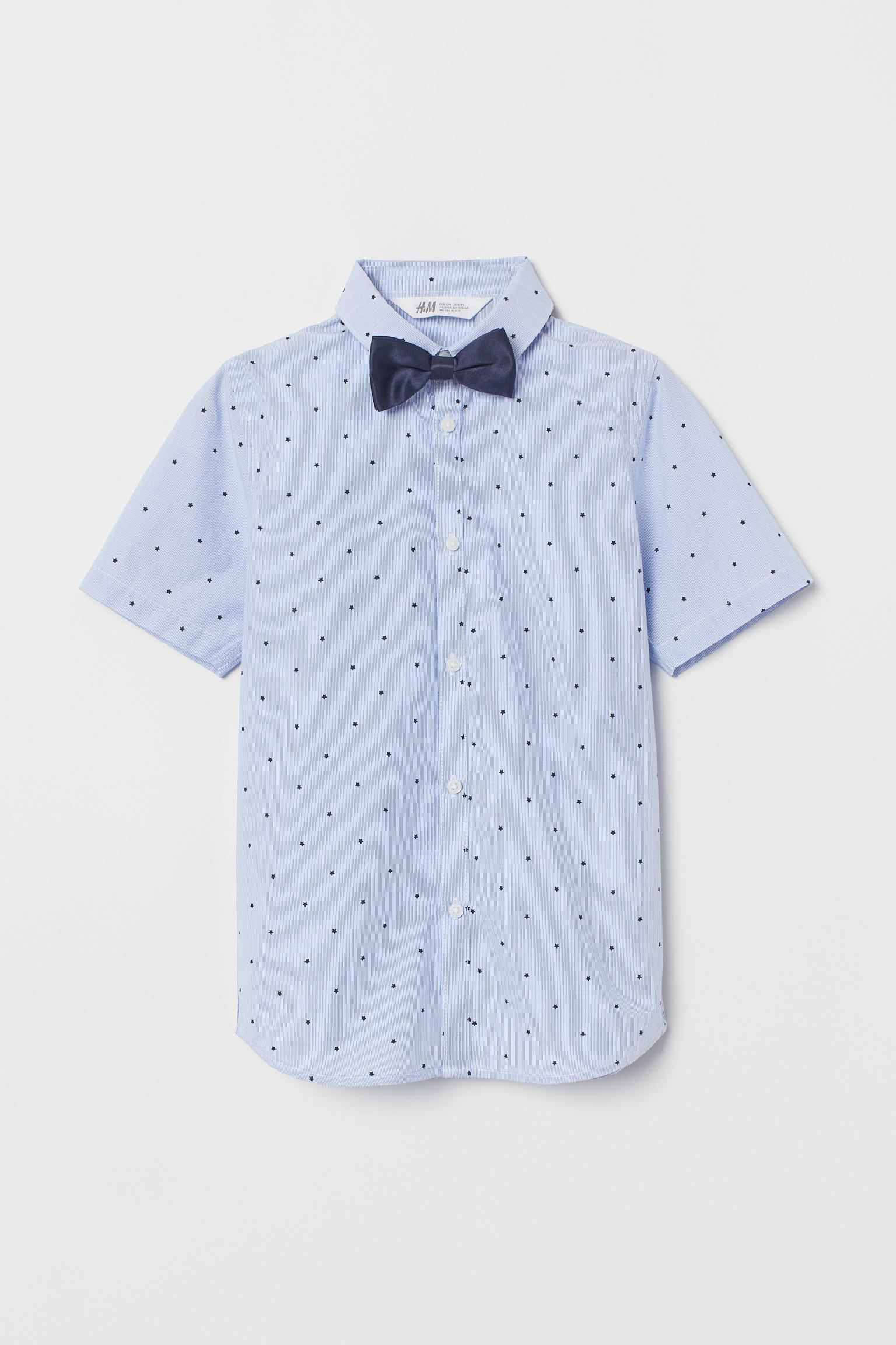 

Рубашка H&M 0717583 9 158 см Голубая