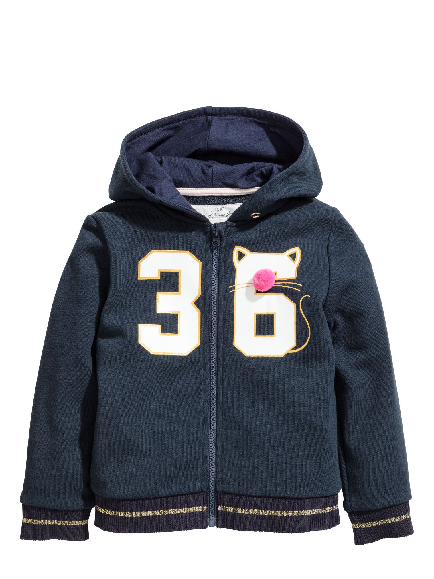 

Толстовка H&M 0543862 6 98-104 см Синяя