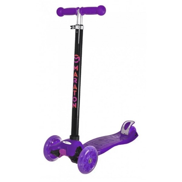 

Самокат Трехколесный Maraton 98 scooter фиолетовый