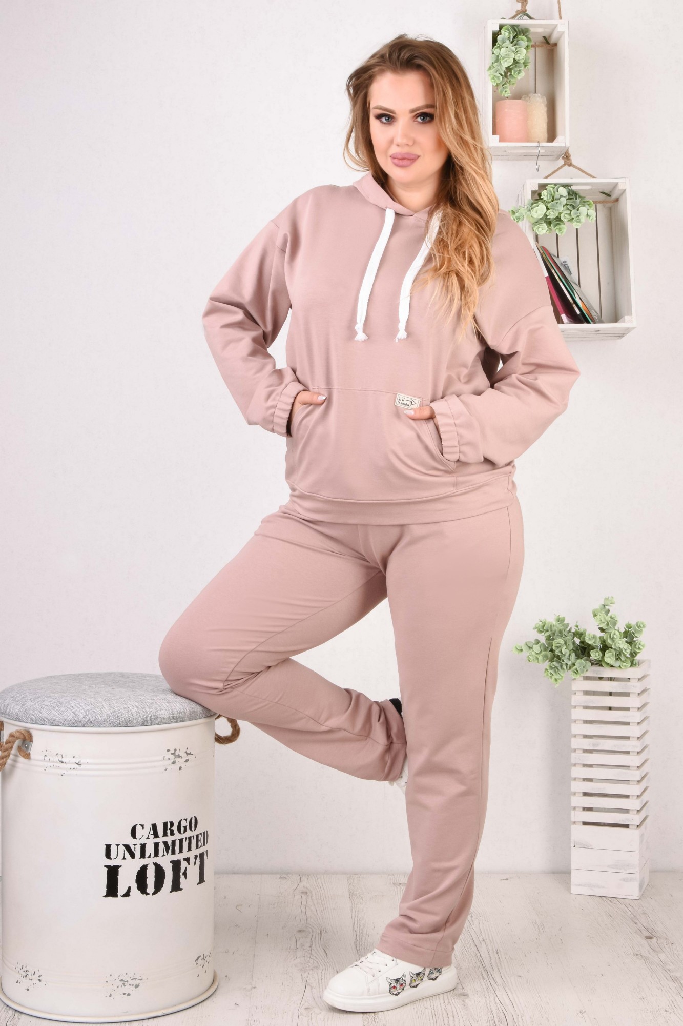 

Спортивный костюм Classic Fashion ( ЕКН -1 ) 56 бежевый