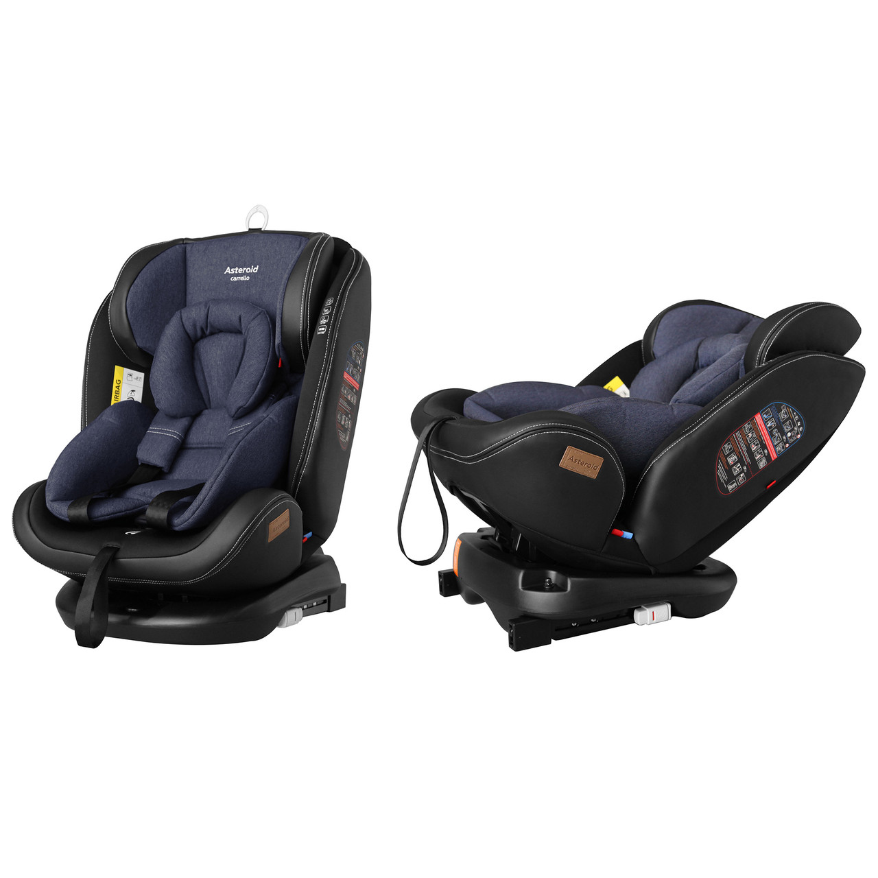 

Автокрісло CARRELLO Asteroid CRL-12801 Denim Blue 0+1+2+3 ISOFIX з поворотом /1/