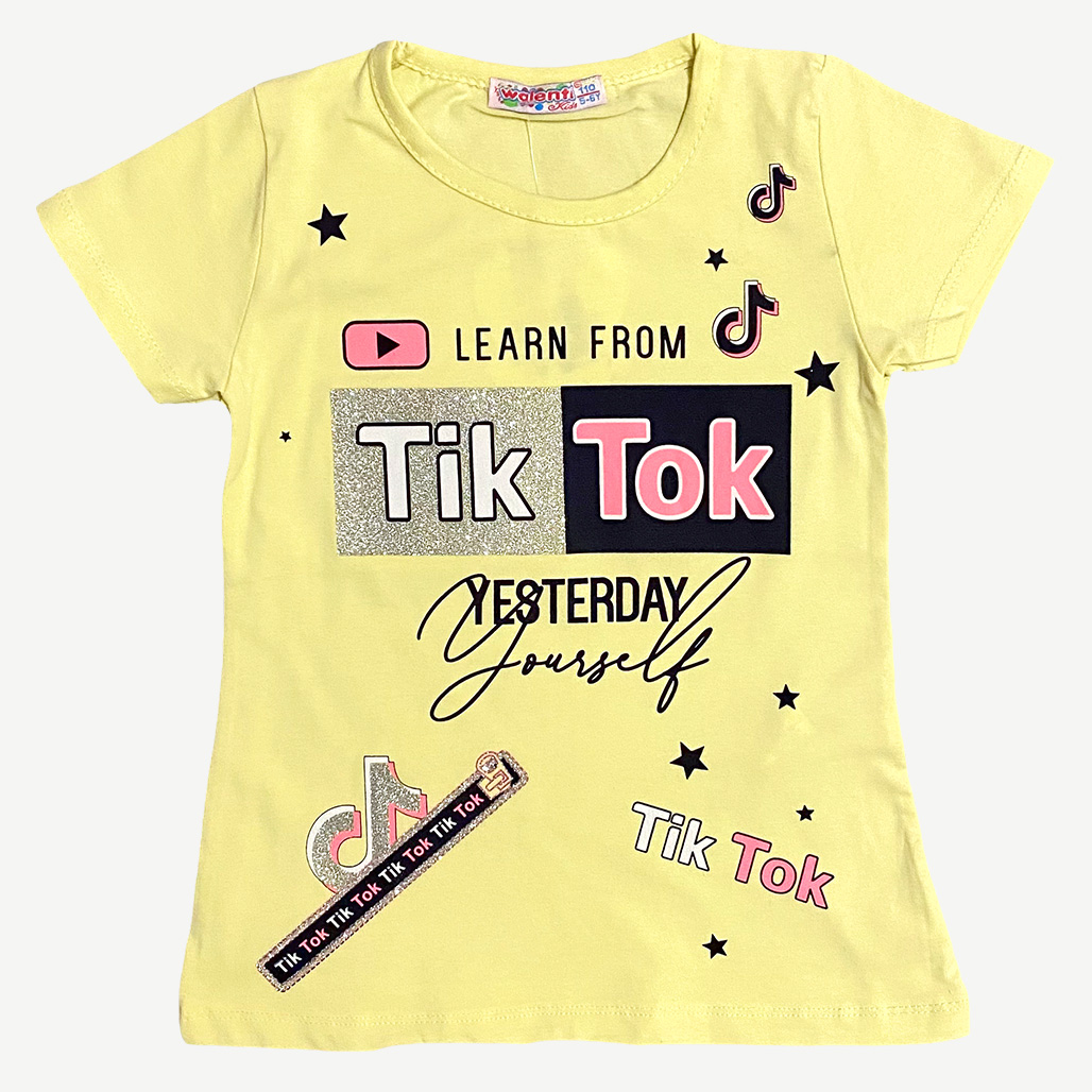 

Футболка Walenti з блиском TikTok 110см желтый 00009657-o2