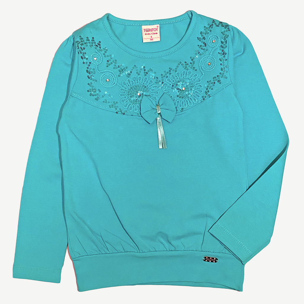 

Туніка Toontoy з паєтками для дівчинки 116см мята 00005759-o6