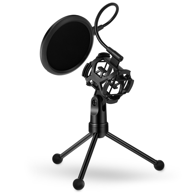 

Микрофонная стойка с поп-фильтром Soncm PS-2 Black