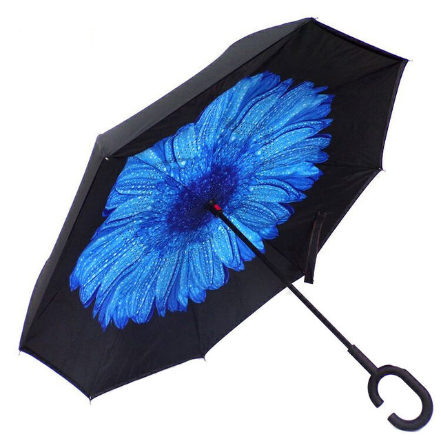 

Зонт обратного сложения Vip-brella PLUS Бегония Синяя Original