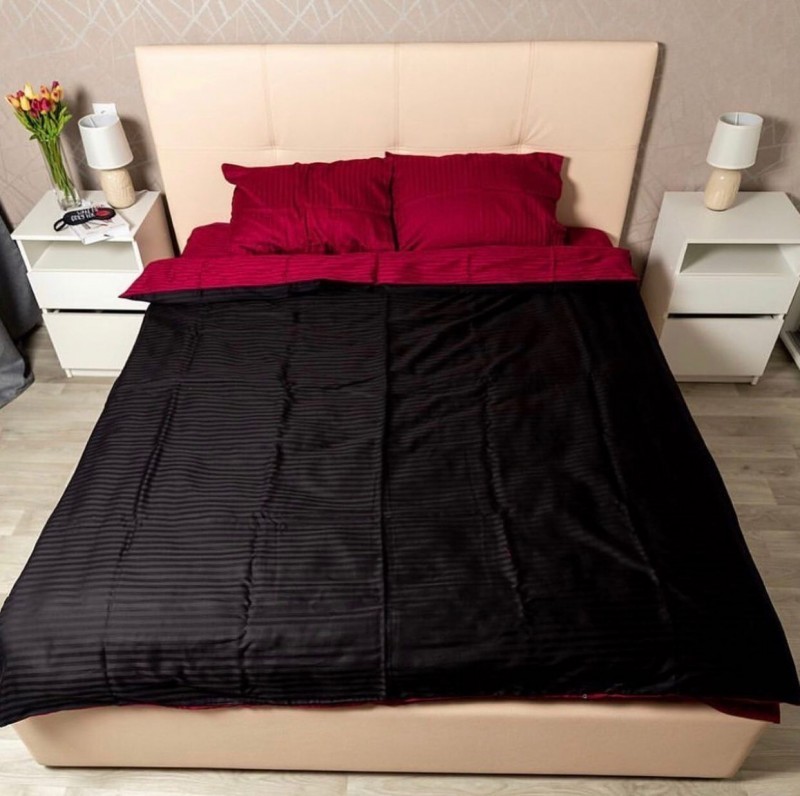 

Комплект постельного белья IMAH 100% Хлопок (простынь на резинке) King Size 210k7070rezshnw1