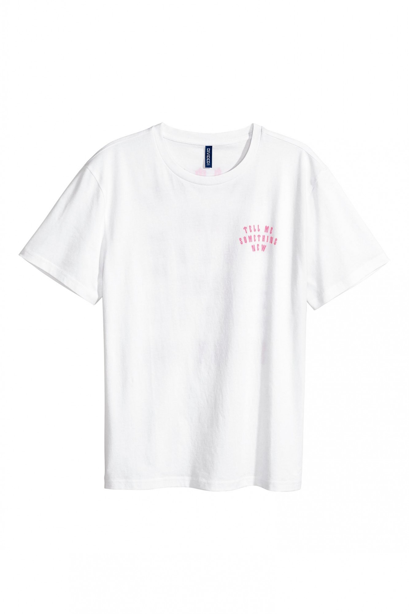 

Футболка H&M S белый 5003946RP21