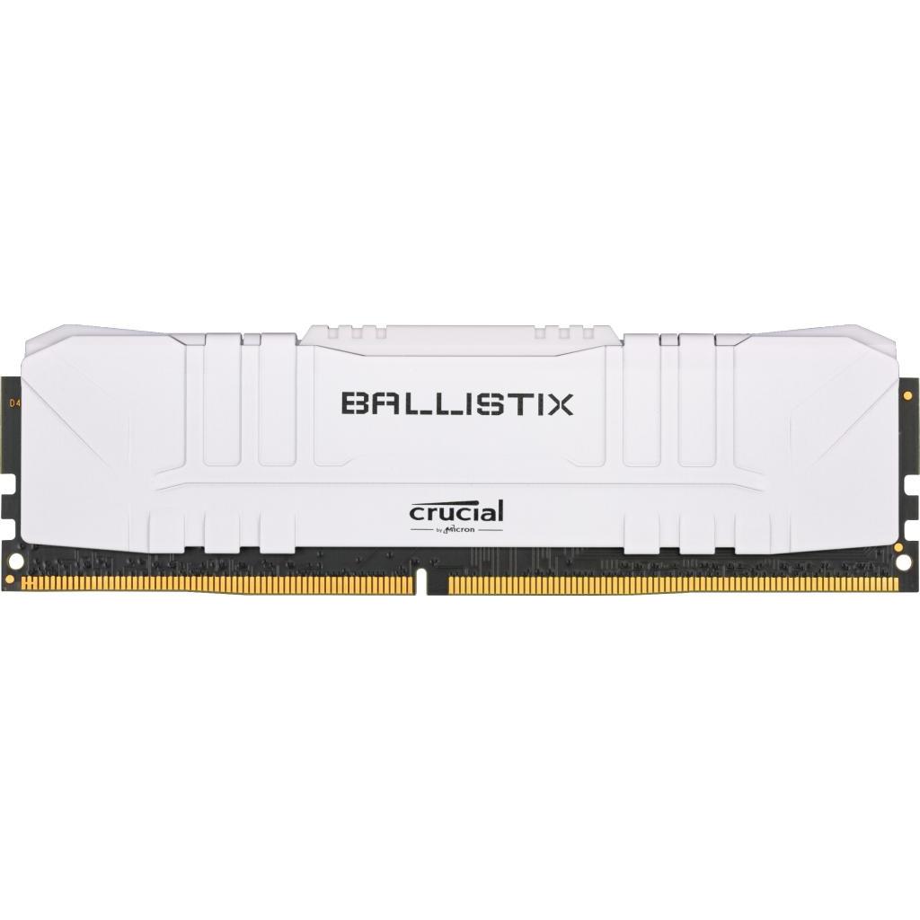 

Модуль памяти для компьютера DDR4 16GB 2666 MHz Ballistix White MICRON (BL16G26C16U4W)